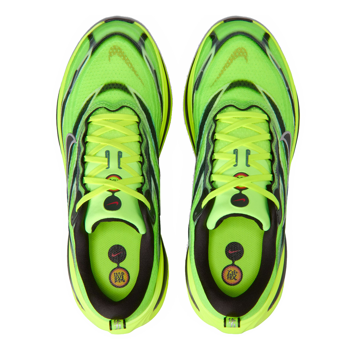 Nike Vomero Plus SE — Multi - Color - Black - Volt - White — Size D — Width 9 — Back View