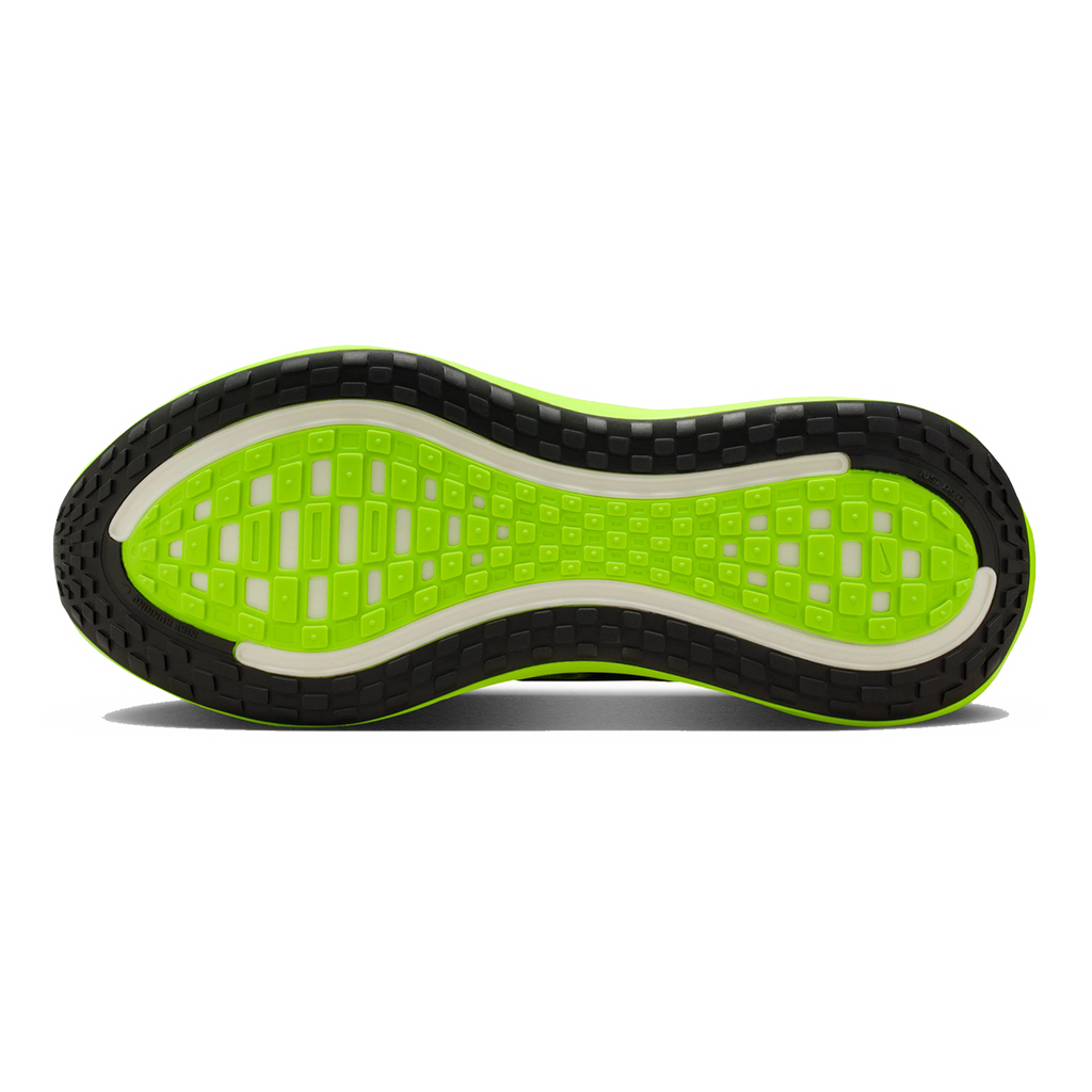 Nike Vomero Plus SE — Multi - Color - Black - Volt - White — Size D — Width 9 — Top View