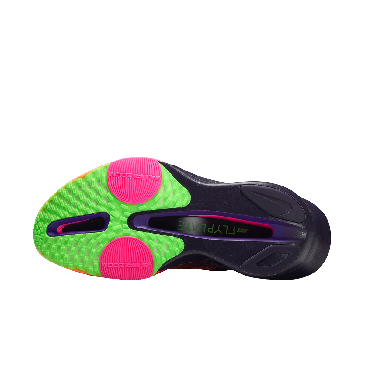 Nike Air Zoom Alphafly Next% 3 — Bright Crimson - Cave Purple - Lime Blast - Mint Foam - Sunset Tint - Green Strike — Size B — Width 6.5 — Alternate View 9
