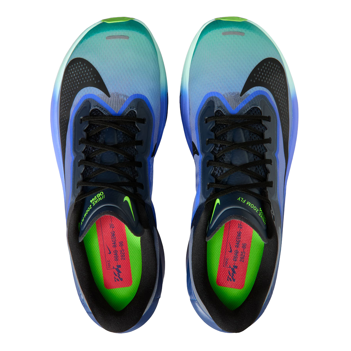 Nike Zoom Fly 6 — Bright Crimson - Cave Purple - Lime Blast - Mint Foam - Hyper Orange — Size D — Width 9 — Alternate View 24