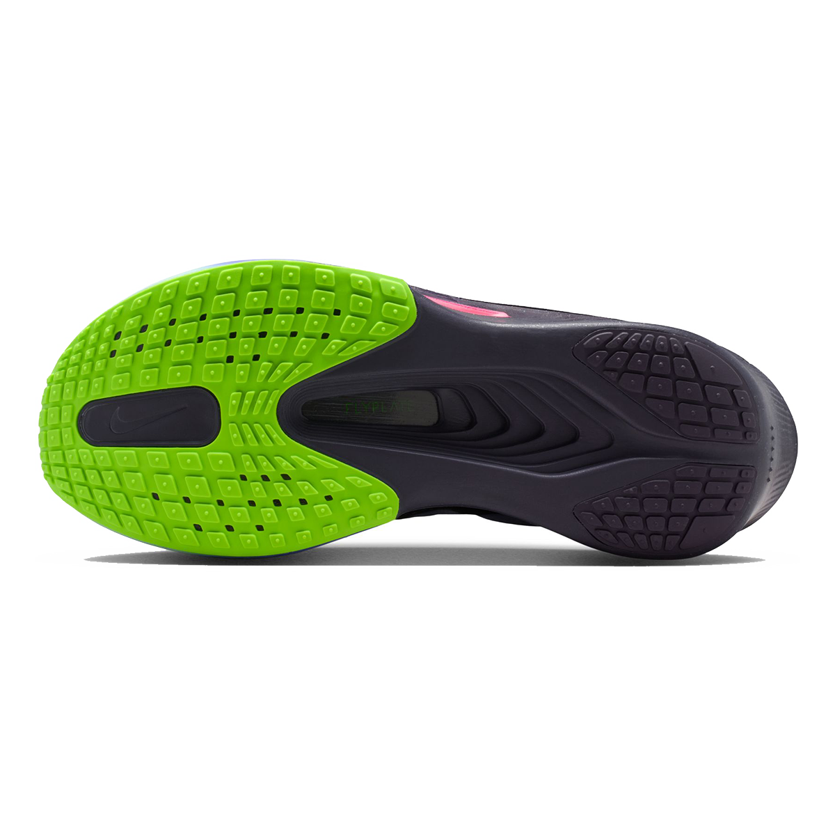 Nike Zoom Fly 6 — Bright Crimson - Cave Purple - Lime Blast - Mint Foam - Hyper Orange — Size D — Width 9 — Detail View