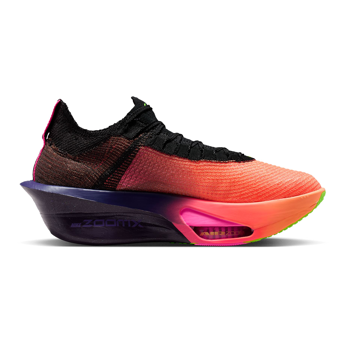 Nike Air Zoom Alphafly Next% 3 — Bright Crimson - Cave Purple - Lime Blast - Mint Foam - Sunset Tint - Green Strike — Size D — Width 12.5 — Alternate View 10