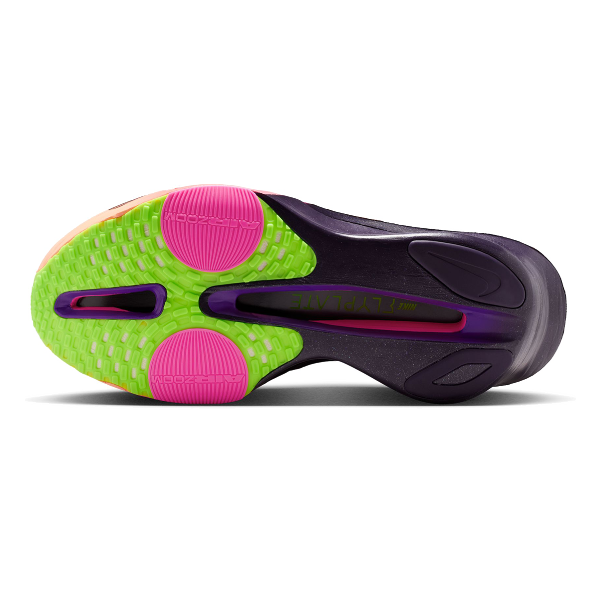 Nike Air Zoom Alphafly Next% 3 — Bright Crimson - Cave Purple - Lime Blast - Mint Foam - Sunset Tint - Green Strike — Size D — Width 12.5 — Alternate View 13
