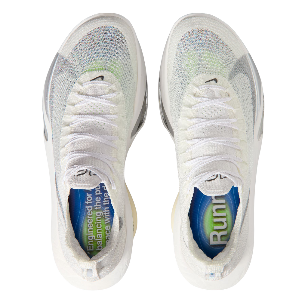 Nike Air Zoom Alphafly Next% 3 — Bright Crimson - Cave Purple - Lime Blast - Mint Foam - Sunset Tint - Green Strike — Size D — Width 12.5 — Back View