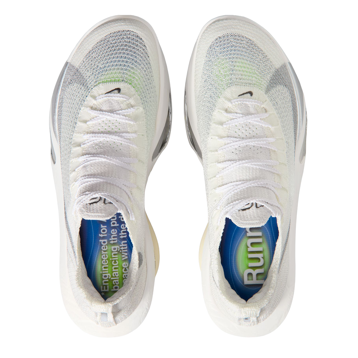 Nike Air Zoom Alphafly Next% 3 — Bright Crimson - Cave Purple - Lime Blast - Mint Foam - Sunset Tint - Green Strike — Size D — Width 12.5 — Back View
