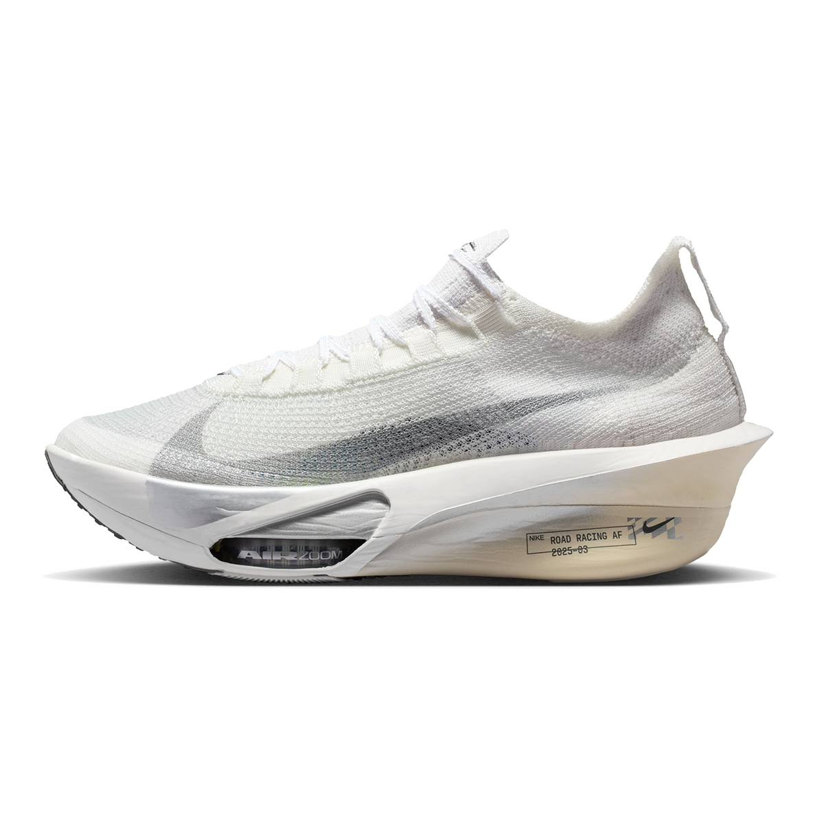 Nike Air Zoom Alphafly Next% 3 — Bright Crimson - Cave Purple - Lime Blast - Mint Foam - Sunset Tint - Green Strike — Size D — Width 12.5 — Side View