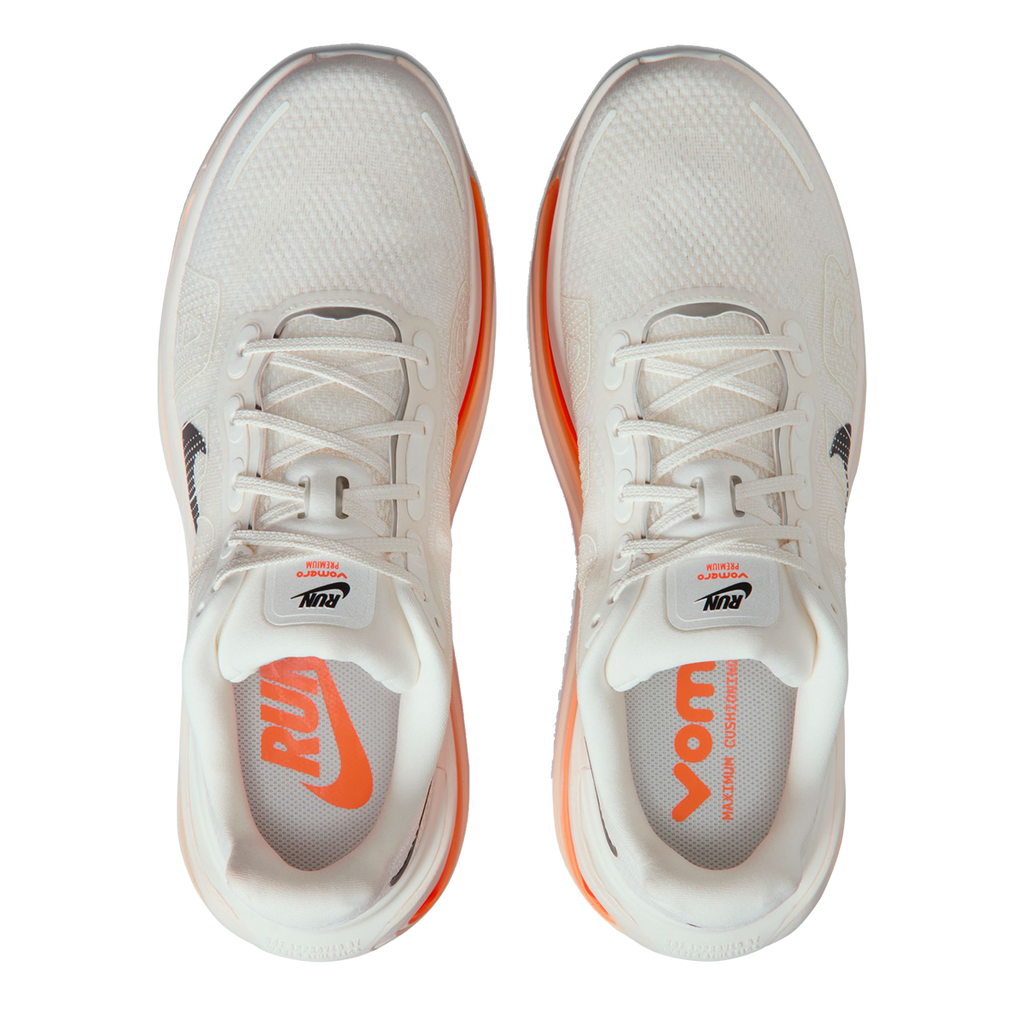 Nike Vomero Premium — Sail - Black - Coconut Milk - Total Orange — Size D — Width 6 — Alternate View 11