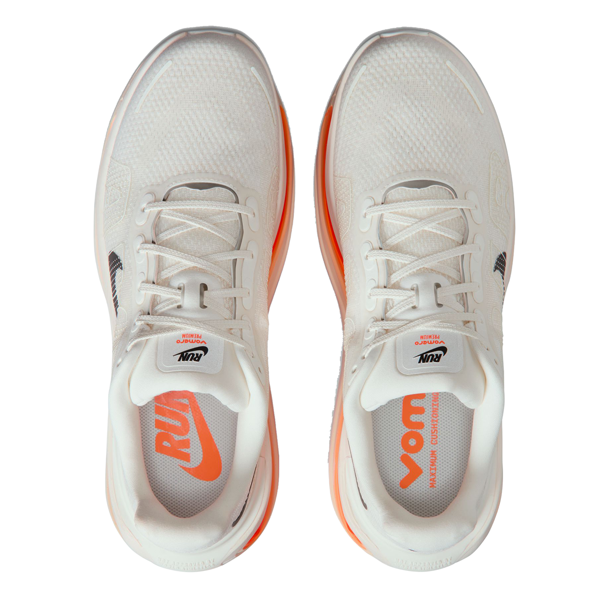 Nike Vomero Premium — Sail - Black - Coconut Milk - Total Orange — Size D — Width 6 — Alternate View 11