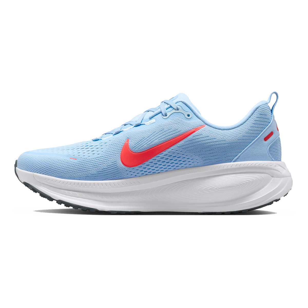 Nike Vomero 18 — Pure Platinum - Anthracite - Smoke Grey - Lt Smoke Grey - Univ Red - Solar Red — Size D — Width 9 — Alternate View 93