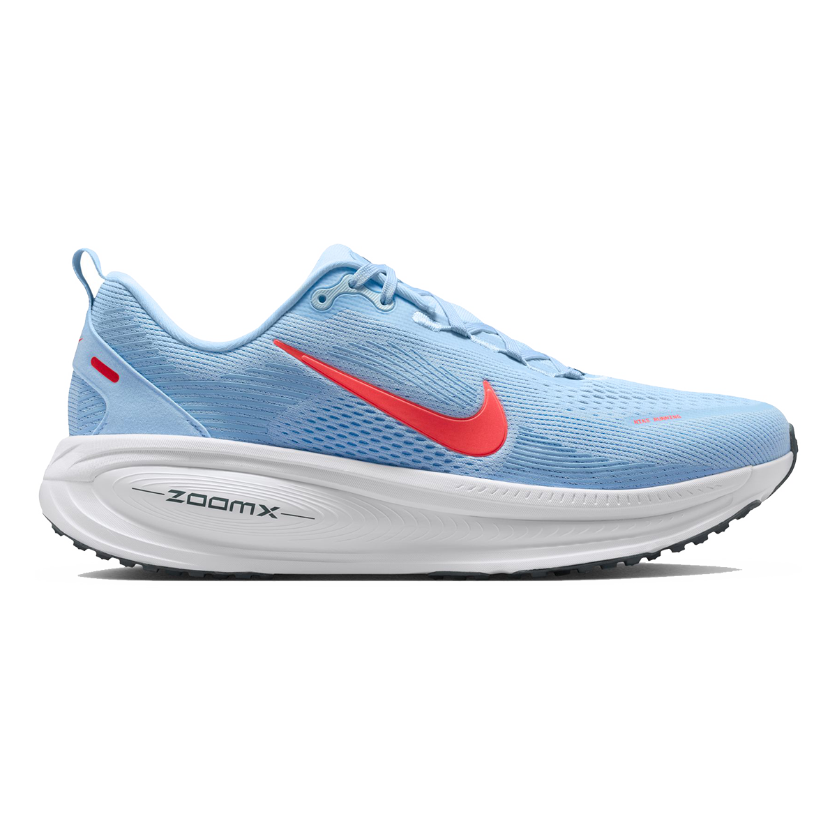 Nike Vomero 18 — Pure Platinum - Anthracite - Smoke Grey - Lt Smoke Grey - Univ Red - Solar Red — Size D — Width 9 — Alternate View 92