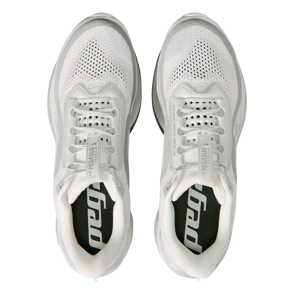 Nike Pegasus Premium RR — Photon Dust - Metallic Silver - Black — Size D — Width 9 — Back View