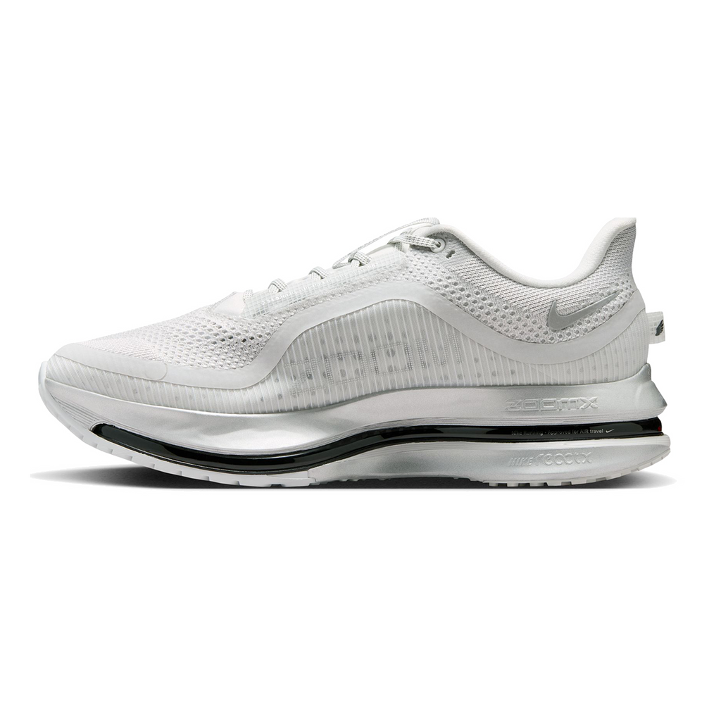 Nike Pegasus Premium RR — Photon Dust - Metallic Silver - Black — Size D — Width 9 — Side View