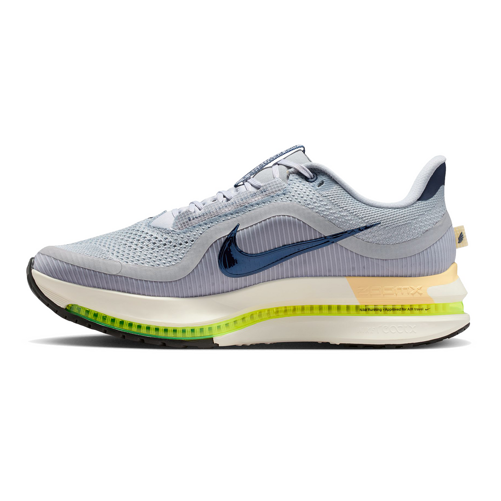 Nike Pegasus Premium — Football Grey - Multi Color - Total Orange - Summit White - Mtlc Silver - Black — Size D — Width 9 — Side View