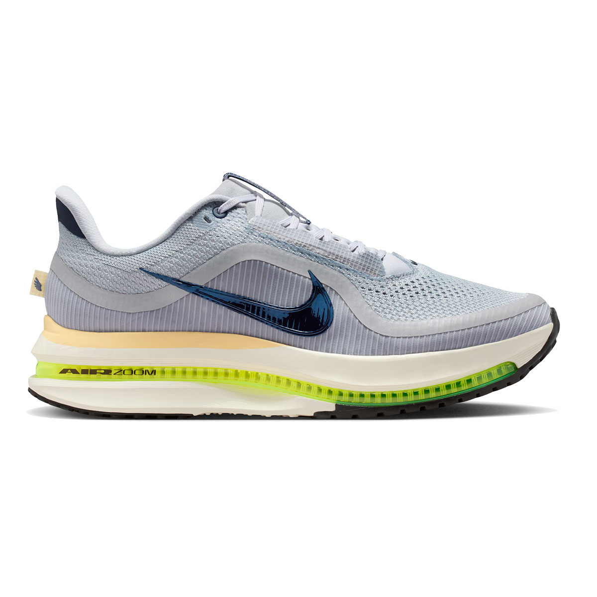 Nike Pegasus Premium — Football Grey - Multi Color - Total Orange - Summit White - Mtlc Silver - Black — Size D — Width 9 — Front View