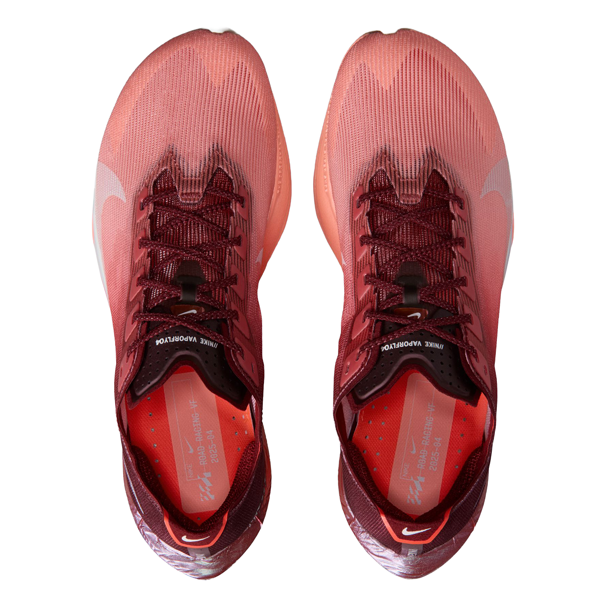 Nike Zoomx Vaporfly Next% 4 SE — Team Red - Barely Green - Atomic Pink — Size B — Width 7 — Back View