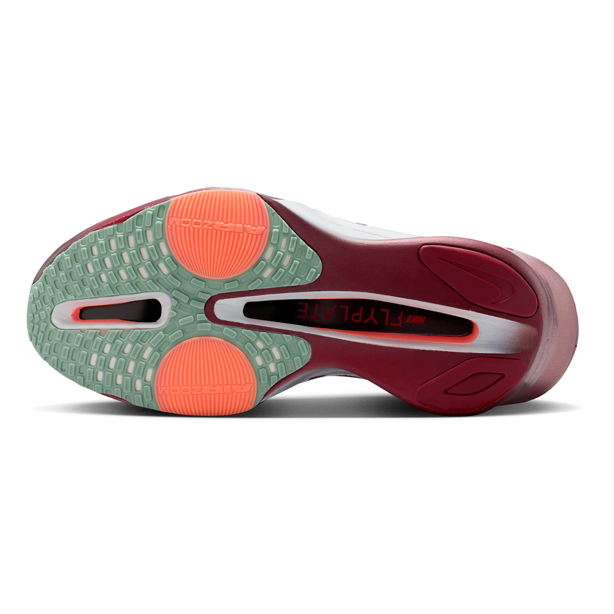 Nike Air Zoom Alphafly Next% 3 SE — Team Red - Barely Green - Bright Crimson — Size B — Width 7 — Top View