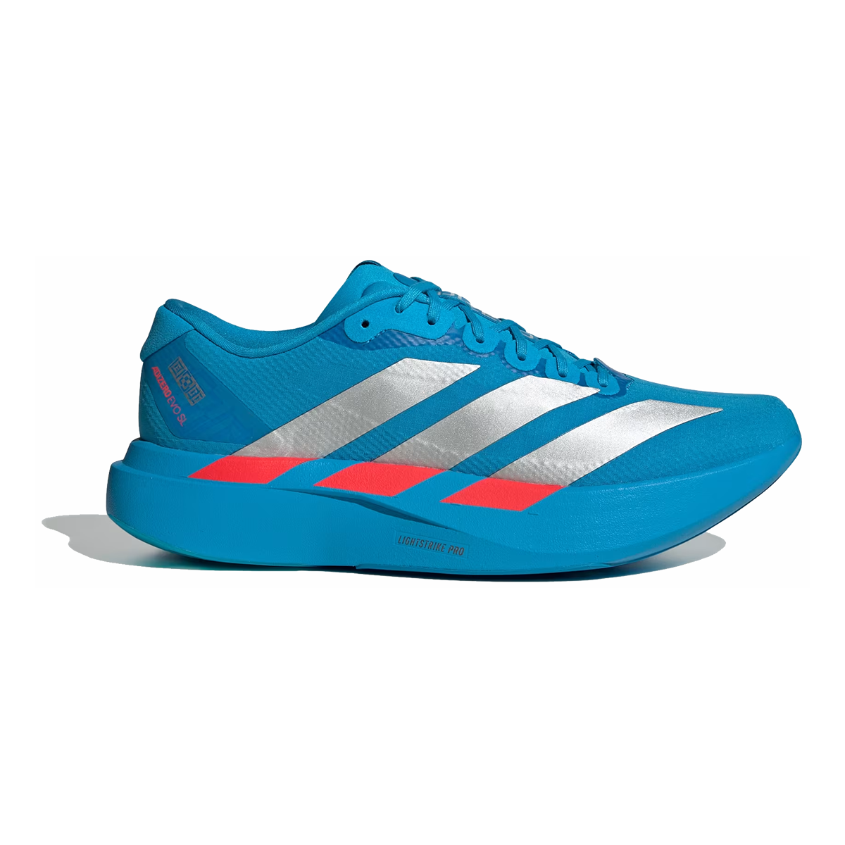 Adidas Adizero Evo SL Woven — Ftwr White - Core Black - Dash Grey — Size D — Width 8.5 — Alternate View 8