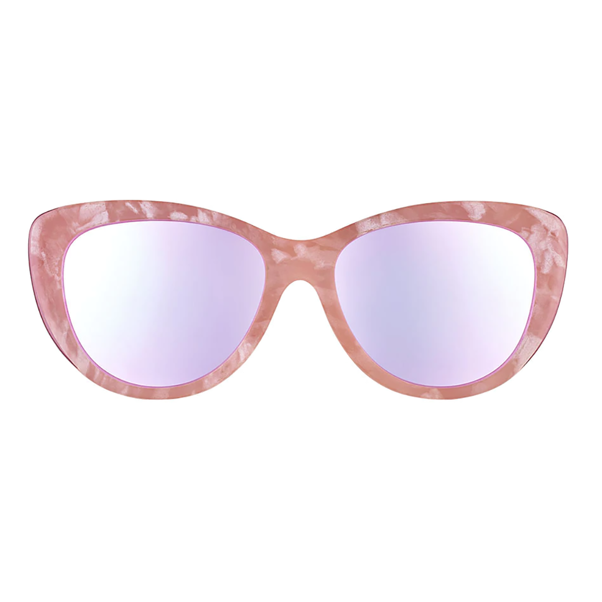 Goodr Runway Sunglasses — Black - Gold — Size One Size — Top View