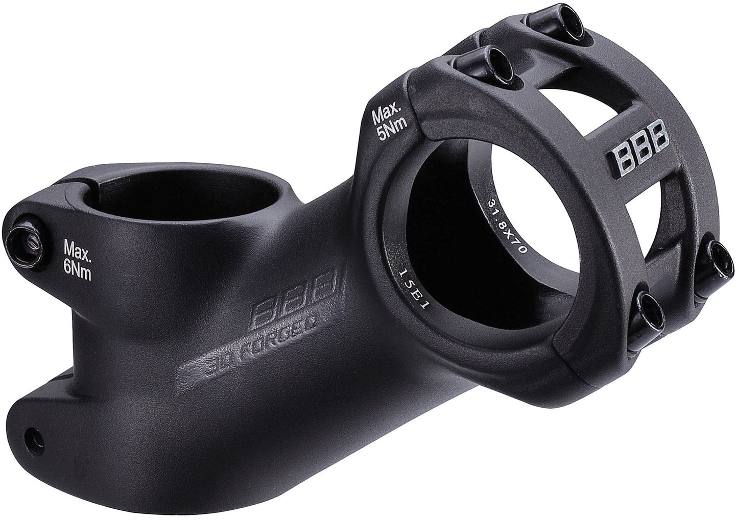 BBB HighRise MTB Stem 35° x 31.8mm Mountain Bike Stem - Black
