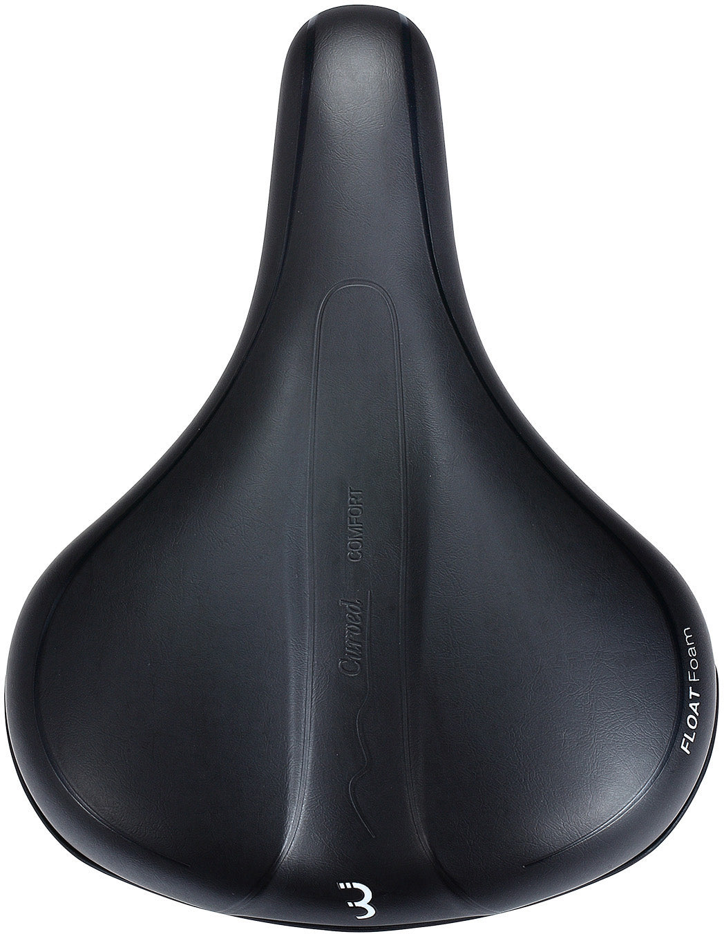 BBB Meander Relaxed Cycling Saddle - Black