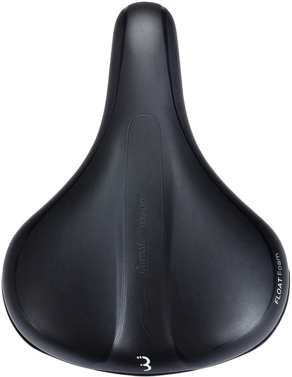 BBB Meander Relaxed Cycling Saddle - Black