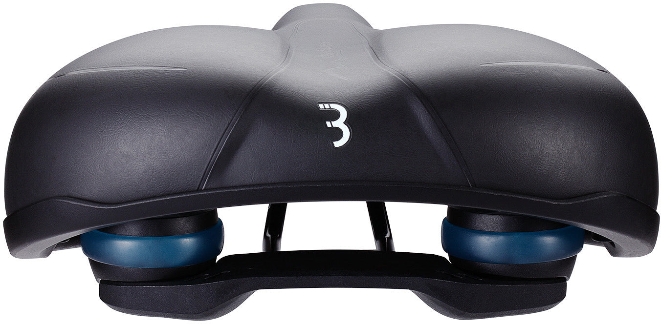 BBB Meander Upright Cycling Saddle - Black