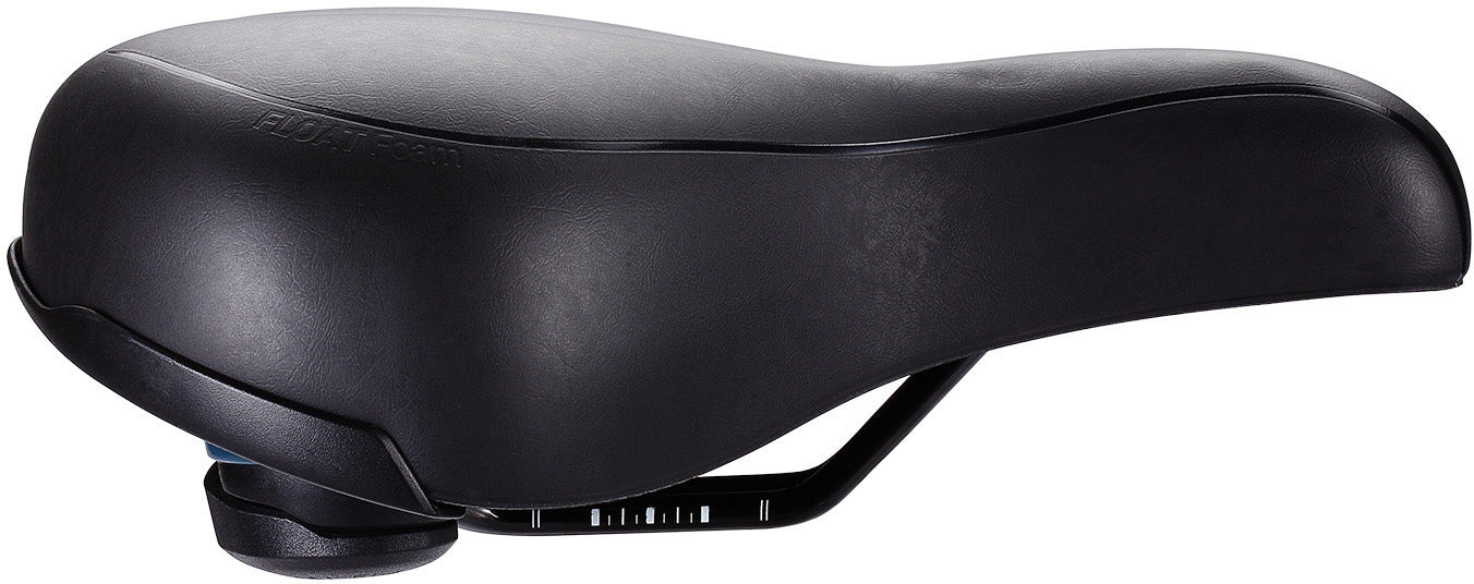 BBB Meander Upright Cycling Saddle - Black