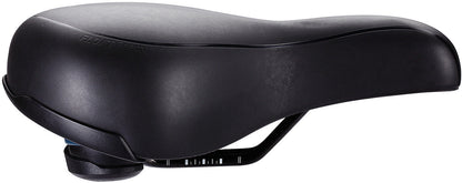 BBB Meander Upright Cycling Saddle - Black