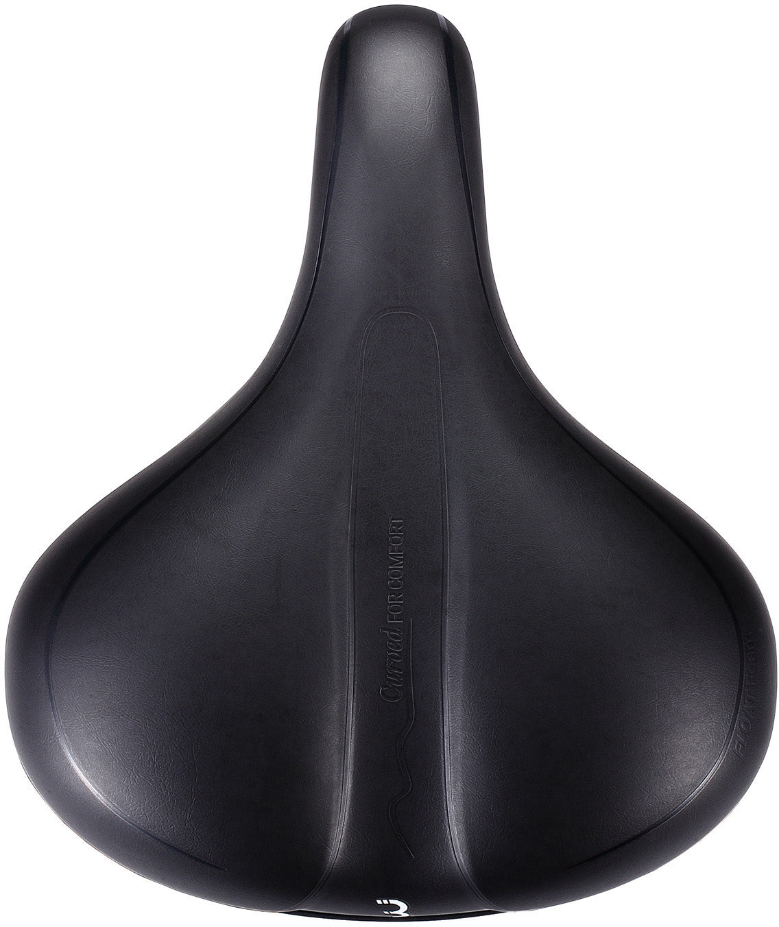 BBB Meander Upright Cycling Saddle - Black