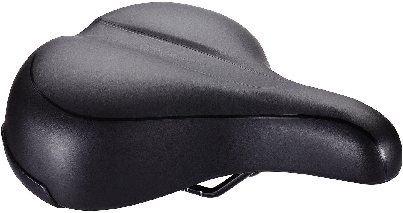 BBB Meander Upright Cycling Saddle - Black