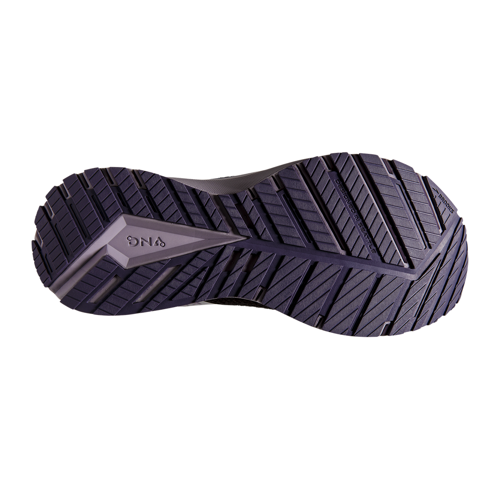 Brooks Revel 5 Delicate Dyes — Black - Thistle - Cadet — Size B — Width 9.5 — Top View
