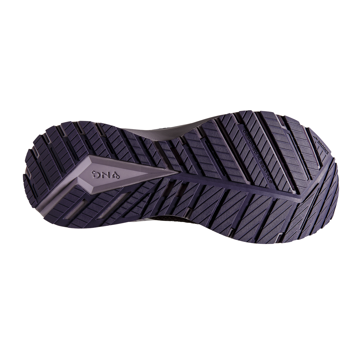 Brooks Revel 5 Delicate Dyes — Black - Thistle - Cadet — Size B — Width 9.5 — Top View
