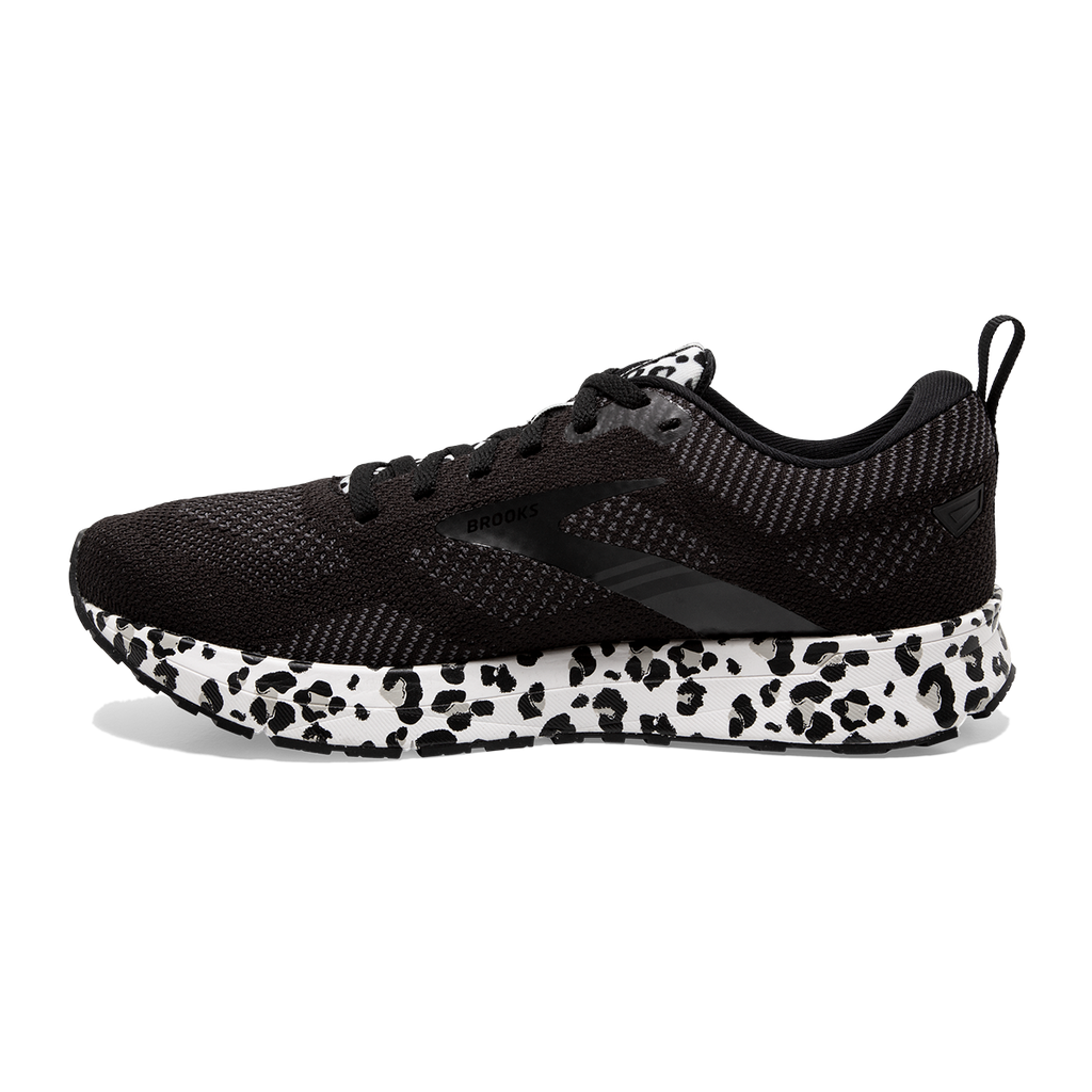 Brooks Revel 5 Run Wild — Black - Purple - Ebony — Size B — Width 10 — Lifestyle View