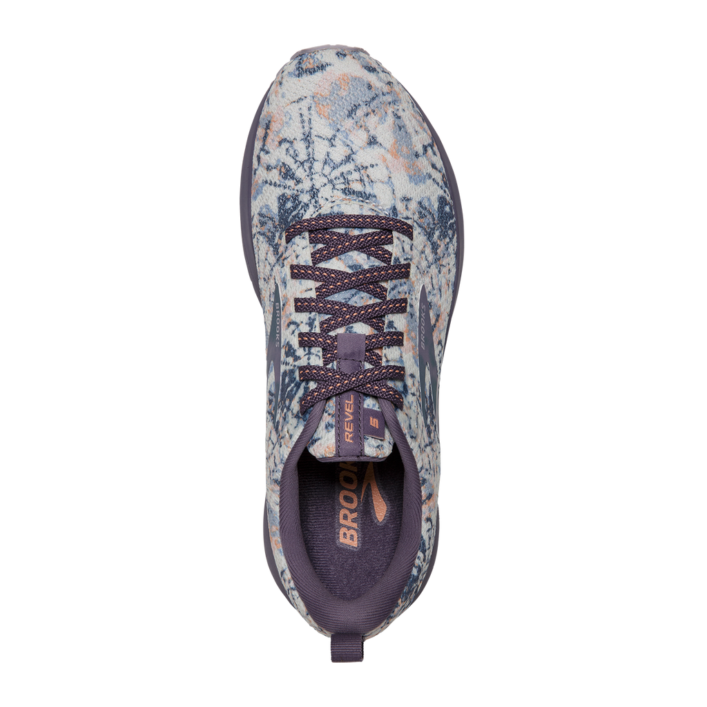 Brooks Revel 5 Delicate Dyes — Black - Thistle - Cadet — Size B — Width 9.5 — Alternate View 11