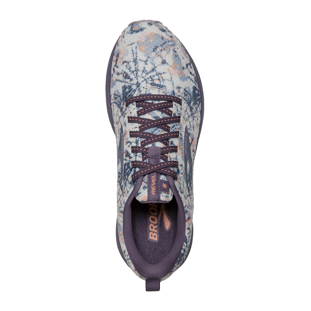Brooks Revel 5 Delicate Dyes — Black - Thistle - Cadet — Size B — Width 9.5 — Alternate View 11
