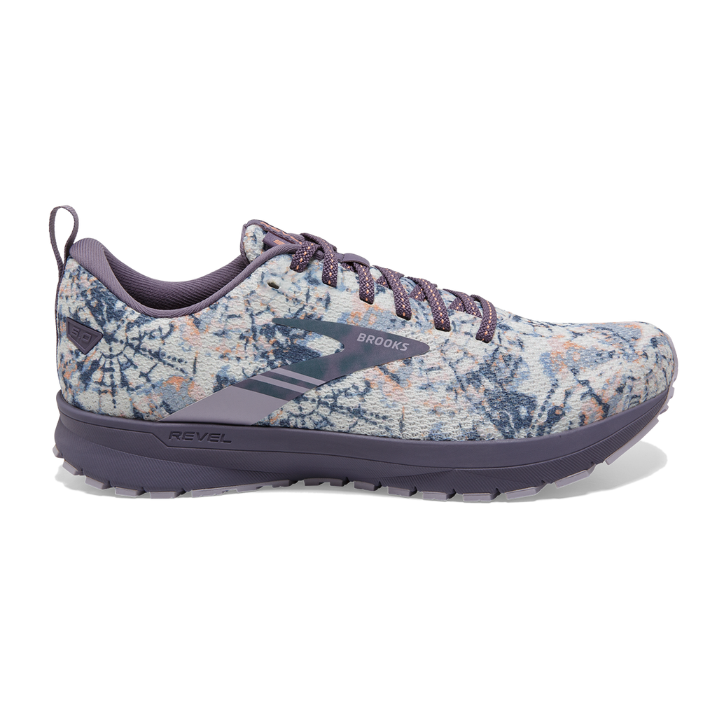 Brooks Revel 5 Delicate Dyes — Black - Thistle - Cadet — Size B — Width 9.5 — Alternate View 9