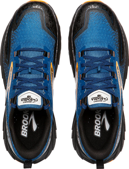 Brooks Cascadia 18 Mens Trail Running Shoes - Blue