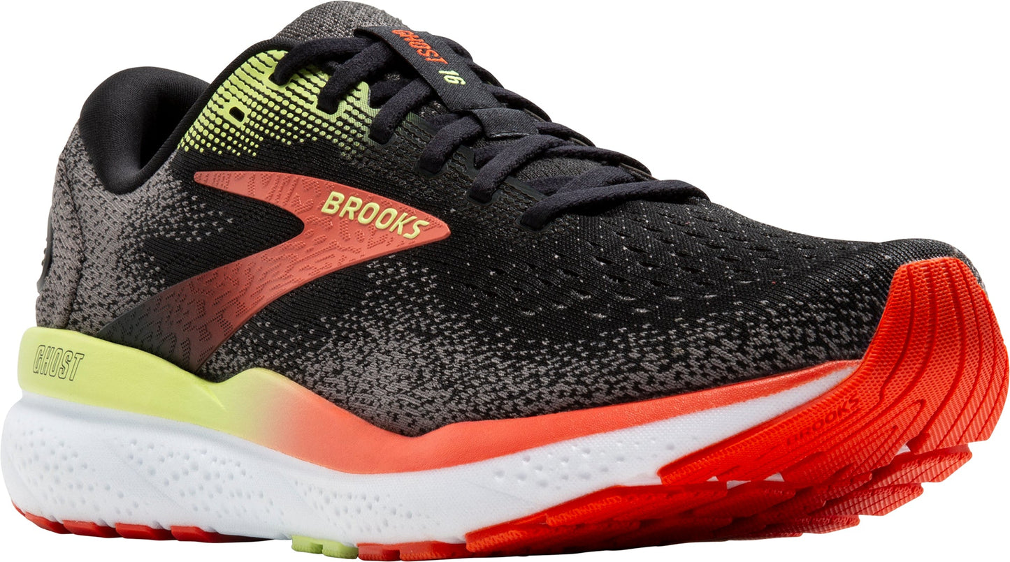 Brooks Ghost 16 WIDE FIT (2E) Mens Running Shoes - Black