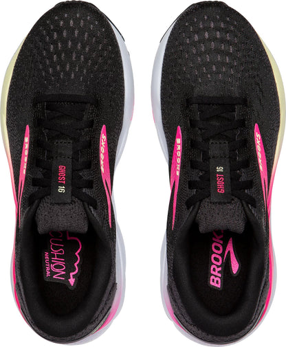 Brooks Ghost 16 WIDE FIT Womens Running Shoes - Black