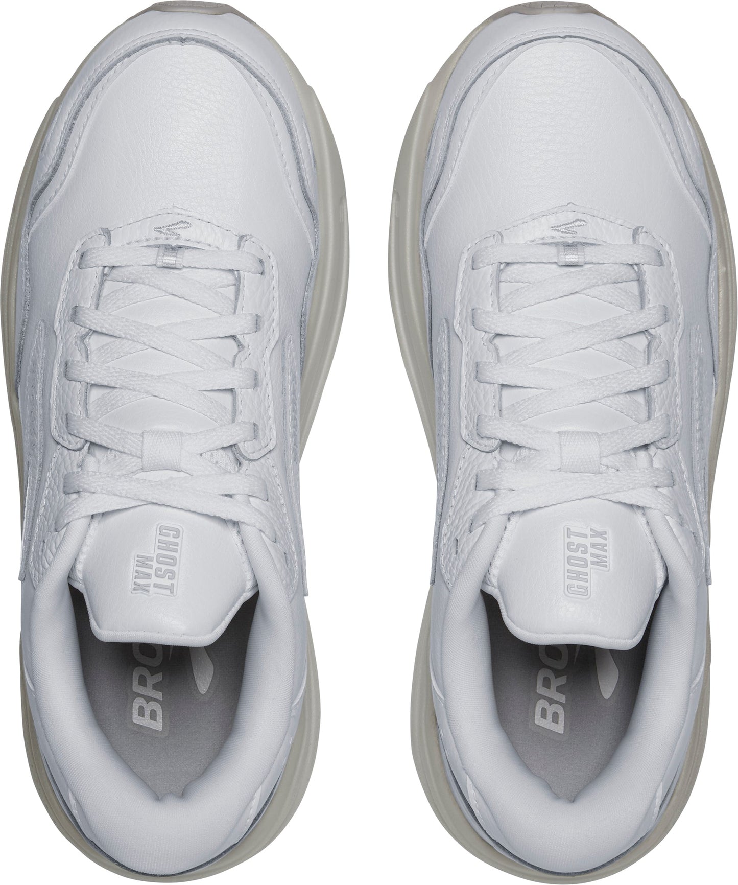 Brooks Ghost Max L Mens Walking Shoes - White