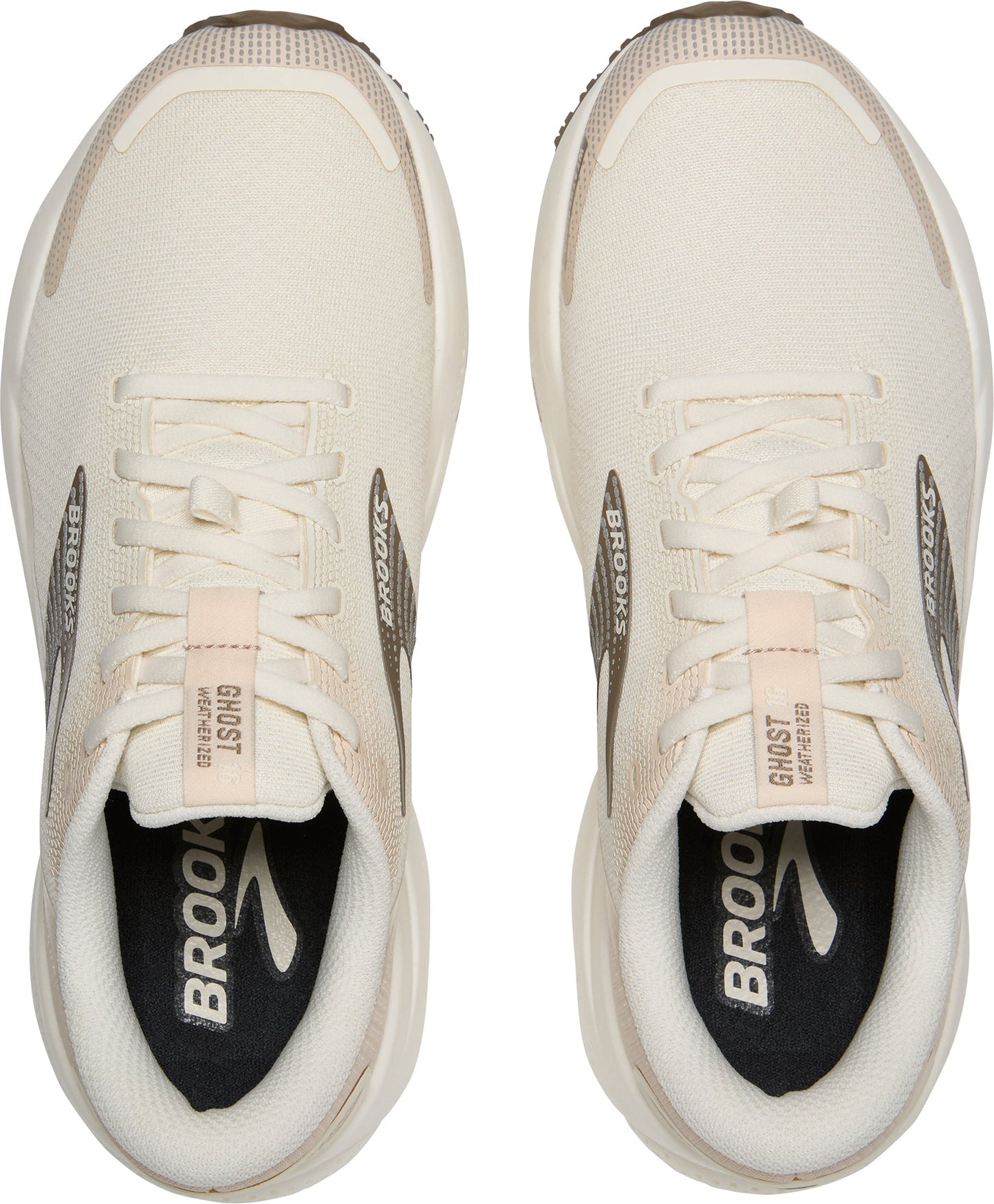 Brooks Ghost 16 Weatherized Womens Running Shoes - Cream