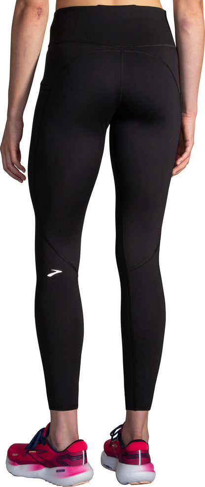 Brooks Spark Womens Long Running Tights - Black