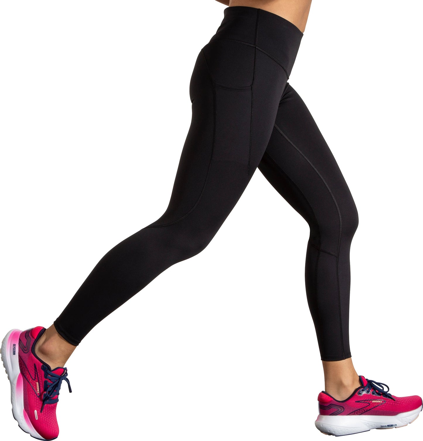 Brooks Spark Womens Long Running Tights - Black