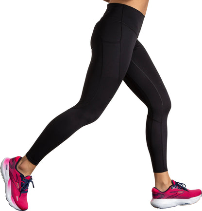 Brooks Spark Womens Long Running Tights - Black