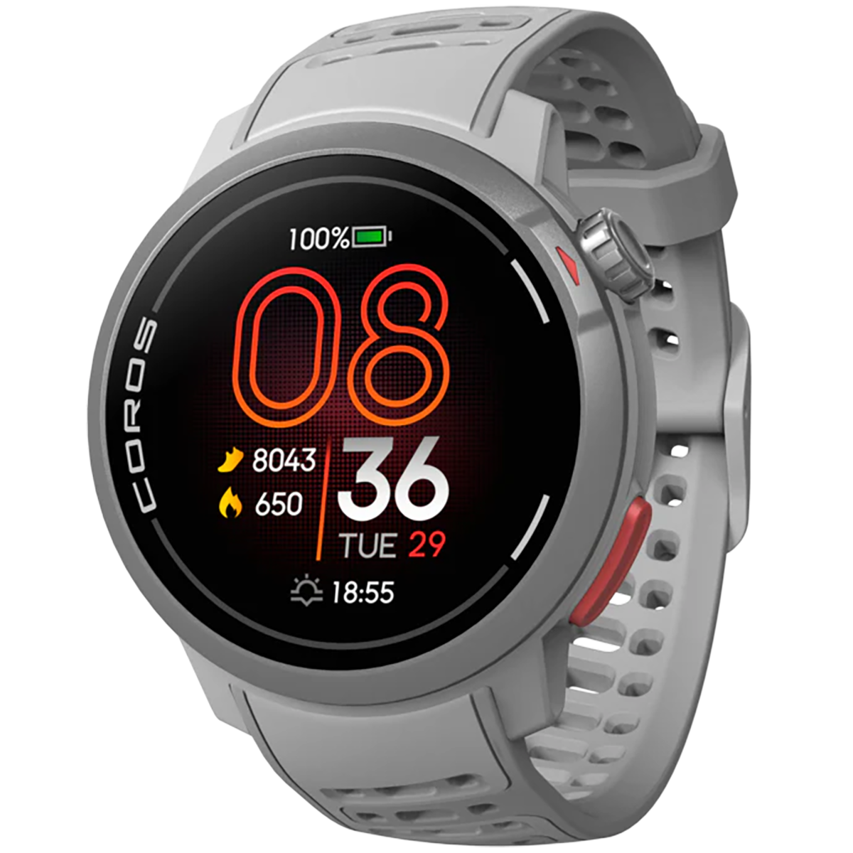Coros Pace Pro — Black — Side View