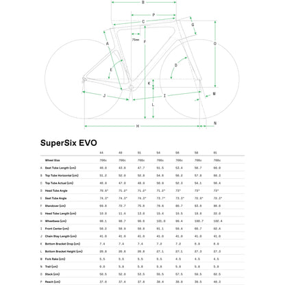 Cannondale Supersix Evo 3 Carbon Road Bike 2025 - Black