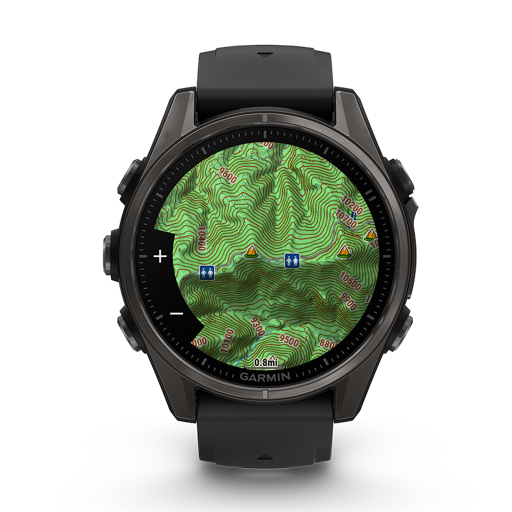 Garmin Fenix 8 Amoled — Carbon Gray DLC Titanium Black - Pebble Gray — Size 51 mm — Lifestyle View