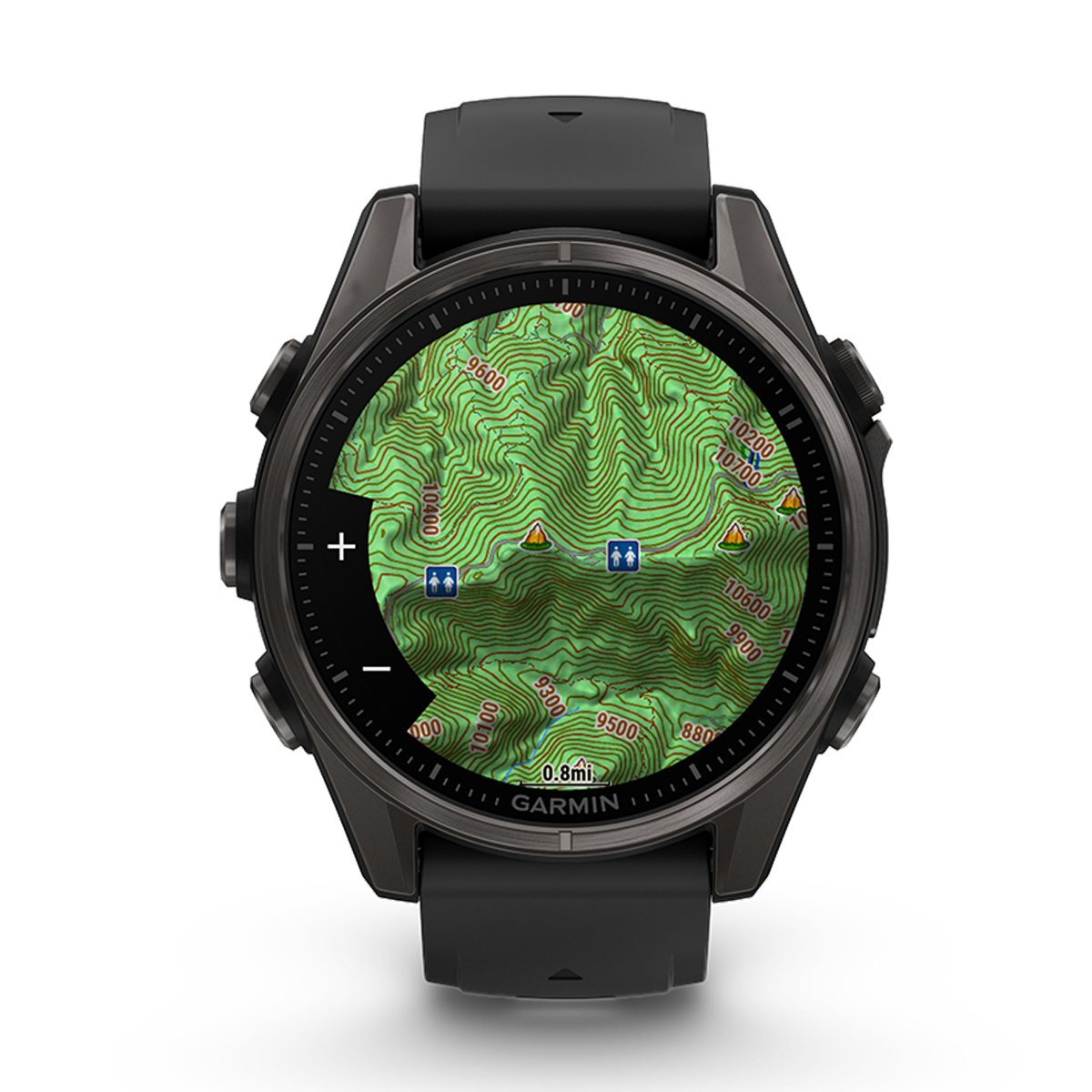 Garmin Fenix 8 Amoled — Carbon Gray DLC Titanium Black - Pebble Gray — Size 51 mm — Lifestyle View