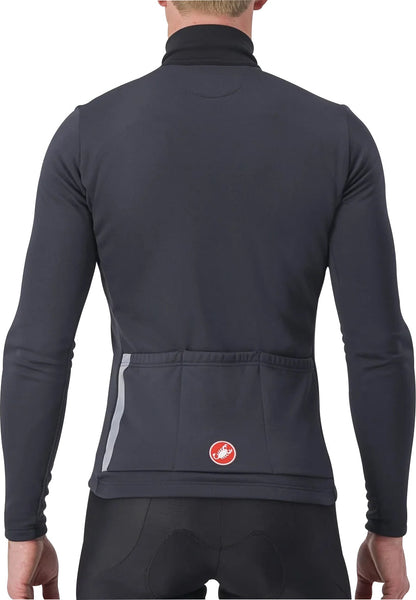 Castelli Entrata Thermal Long Sleeve Mens Cycling Jersey - Black