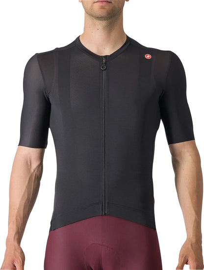 Castelli Espresso Short Sleeve Mens Cycling Jersey - Black